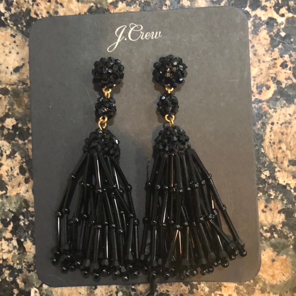 J Crew tassel earrings